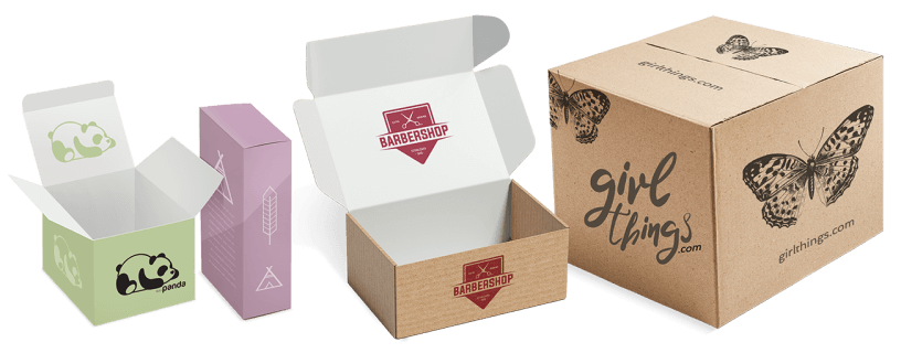 packaging boxes with logo